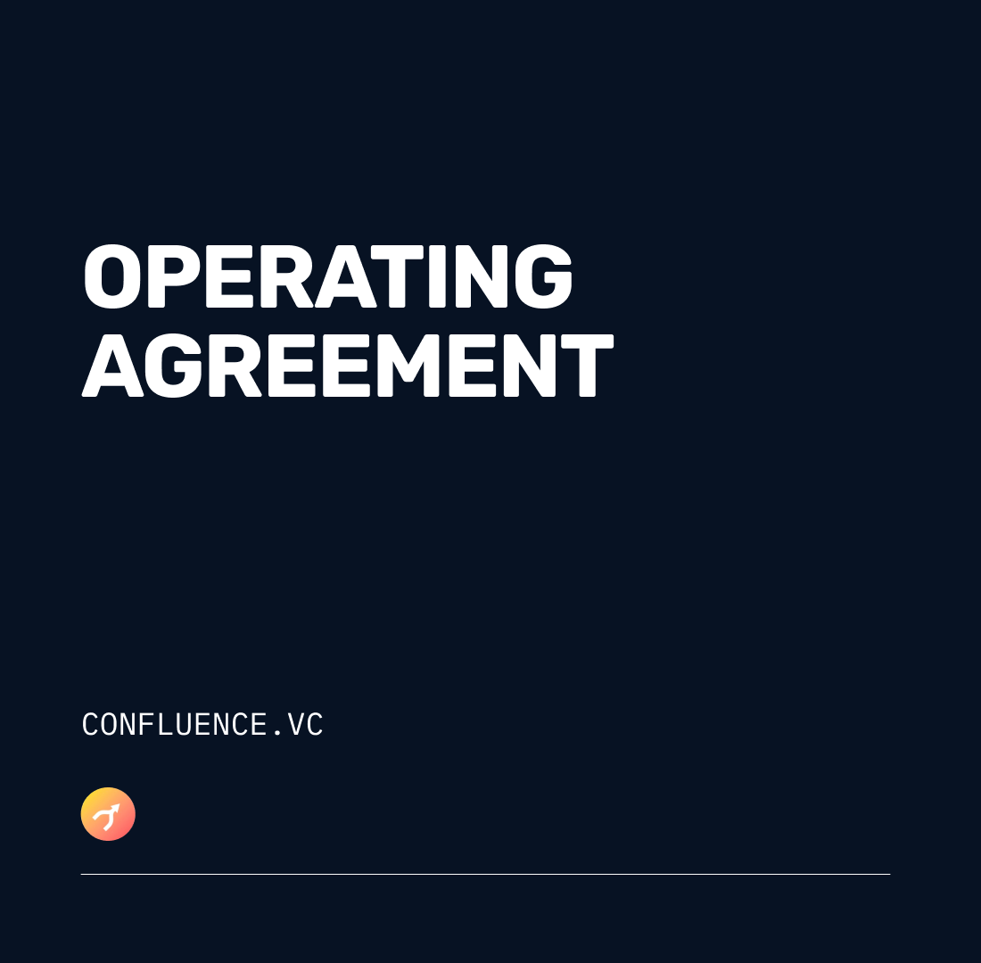 operating agreement-confluence.vc